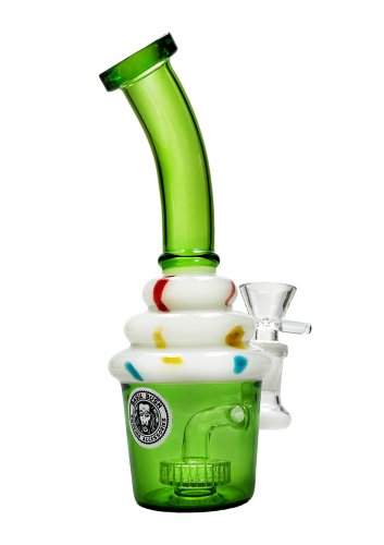 Cupcake  Small  Glass  Percolator  Bong  B